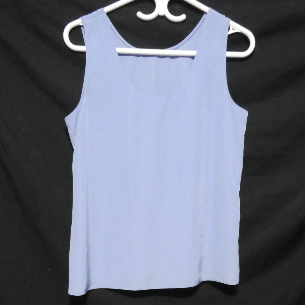 ST MICHAEL | size 12 | Light Blue Sleeveless Blouse | Made In Canada | NWOT